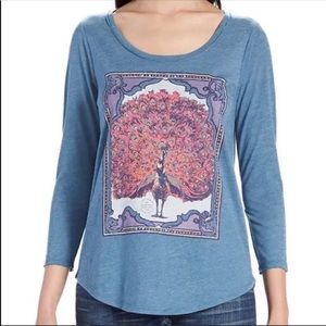 Lucky Brand Peacock Graphic T-Shirt
